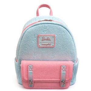 Barbie Loungefly Mini Backpack Blue Pink NEW w/ Tags Mattel